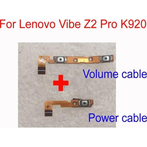 Power On/off + Volume Up/down Button Flex Cable For Lenovo Vibe Z2 Pro K920 FPC Side Key Control Phone Replacement