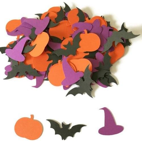 Halloween birthday Confettis Table Scatter baby bridal shower bachelorette engagement party decorations