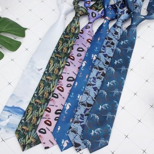 Classic Print Neck Ties For Men Women Casual Floral Necktie For Boys Girls Suits 8cm Width Tie Goom Necktie Gravatas Wedding tie