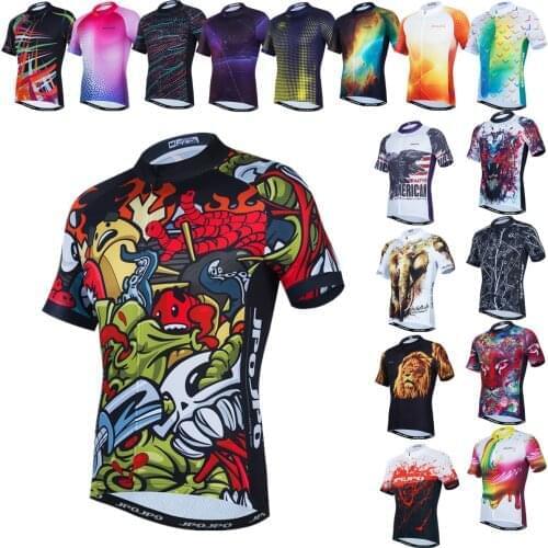 Mens Cycling Clothes Bicycle Wear Pro Team Cycling Jackets Short Sleeve Bicycle Tops Summer MTB Road Bike Clothing