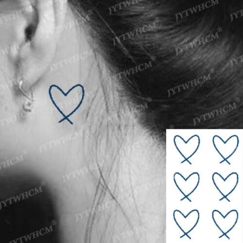 Juice Ink Tattoo Sticker Waterproof Temporary Tatto Fake Tatto Butterfly Flame Finger For Men And Women Couple Tattoo Body Art