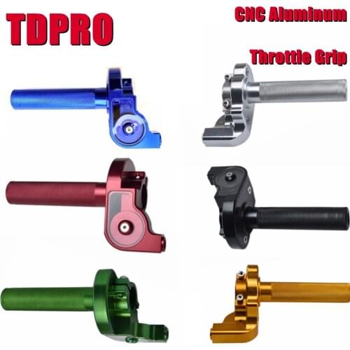 New 22MM CNC Motorcycle Twist Throttle Housing Grip Handle for HONDA CRF50 KLX TTR XR50 CRF Pit Dirt Quad Bike Accessories HHY