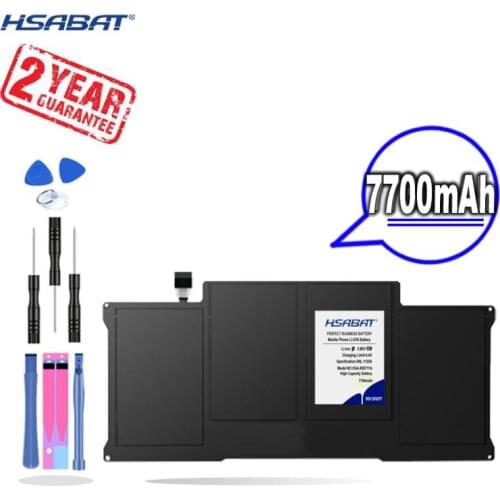 New Arrival 7700mAh A1405 Battery for Apple Macbook Air 13" inch A1405 A1377 A1369 Late 2010 Mid 2011 2013 Early 2014 2015