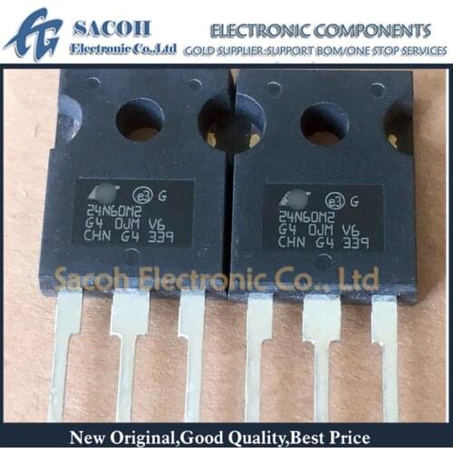New Original 10PCS/Lot STW24N60M2 24N60M2 or STW24N60DM2 24N60DM2 STW24N60 24N60 TO-247 18A 600V Power MOSFET