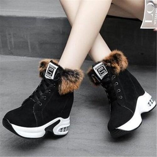 PADEGAO Women's Wedge Ankle Boots