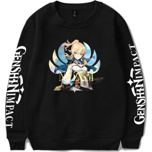 Hot Game Genshin Impact Print Sweatshirts Men Women Print Pullover Unisex Harajuku Tracksui
