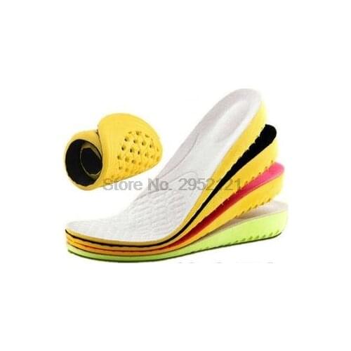 By dhl or ems 50pairs Casual Shoe Pad High Elastic Honeycomb Shock Absorbing Brioche Comfortable Breathable Sports insoles