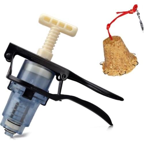 Smart Kingfisher Fishing Bait Hooker Lure Hanger Shaper Explosion Hook Compressor Compress Hang bait on Hook Molding machine