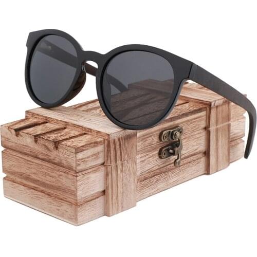 Handmade Brand Designer Wood Sunglasses for Men Women Ebony Wooden Leg Sunglass Square Frame Driving Sun Glasses Goggle UV400