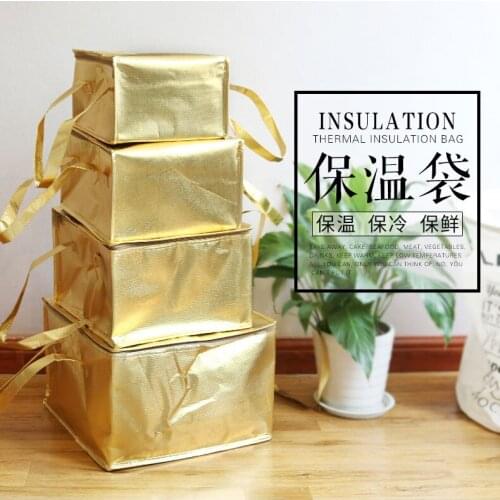 24x24x16cm Food, fruits, drink thermal insulation bag, cold keeping, fresh packet, travel, picnic, outdoor insulation box