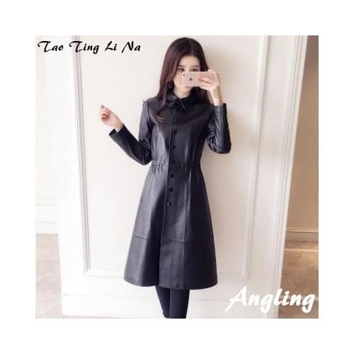 2021 Women Spring Genuine Real Sheep Leather Jacket R6