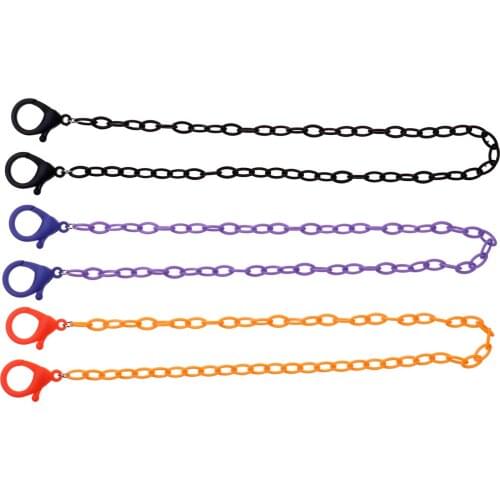 3 Anti Slip Face Cover Holder Cord Acrylic Eyeglasses Chains Portable Sunglasses Fasten Neck Lanyard DIY Storage Retainer Straps