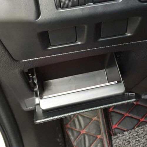 Car Fuse Box Armrest Storage Box Coin Cards Box Tray Holder for Subaru XV Forester Impreza Outback Legacy WRX STi