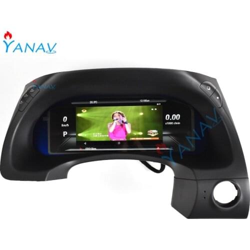 Android Car LHD dashboard player instrument screen For-Nissan Patrol 2016 2017 2018 2019 car GPS Navigation Multimedia player