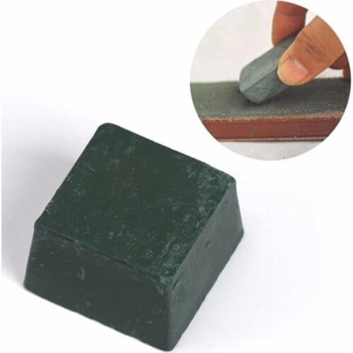 Handmade Green Leather Sharpening Knife Cream Wax Blade Grinding Leathercraft Metal Woodworking Polishing Grinding Tools