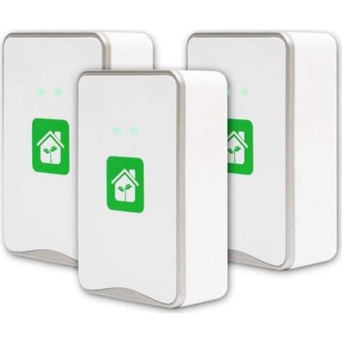 Negative Ion Generator Pluggable Air Purifier with Highest Output - Up to 32 Million Negative Ions/Sec, 3 Pack US Plug