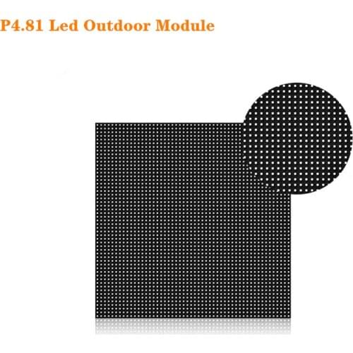 HD Led outdoor module p4.81 p3.91 led display panel 250x250mm 1/13scan 52x52dots billboard
