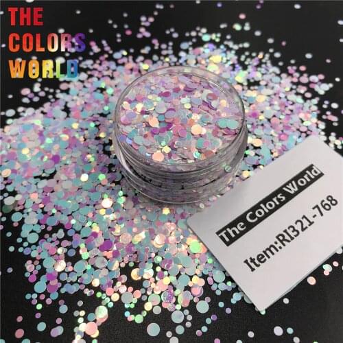 TCT-363 Round Dot Mix Mermaid Pearls Nail Glitter Nail Art Decoration Resin Art On Tumblers And Molds Craft Accessoires Festival