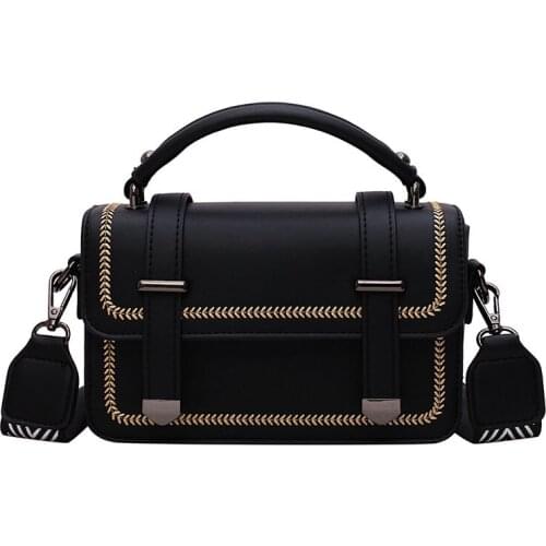 Fashion slung womens bag patent leather handbags young women small square bag high quality shoulder bag simple girl handbag