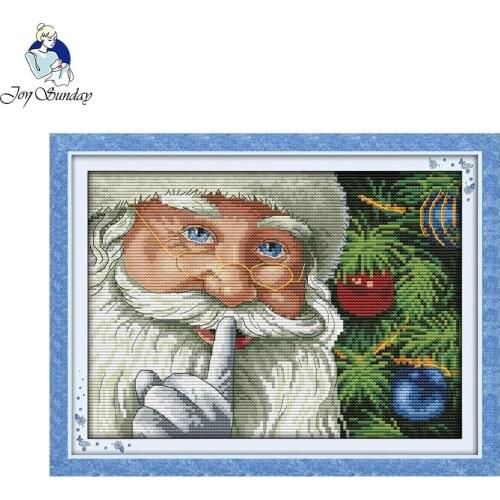 2017 New Christmas decorations for home Joy Sunday Happy Christmas DIY Chinese Style Cross Stitch Kits