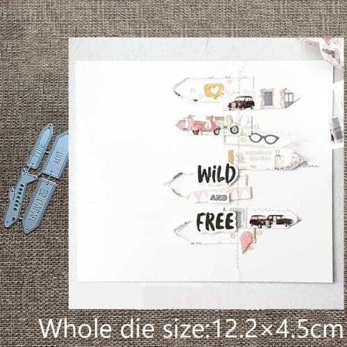 New Design Craft Metal stencil mold Cutting Dies 4pcs indicator decoration scrapbook die cuts Album Paper Card Craft Embossing