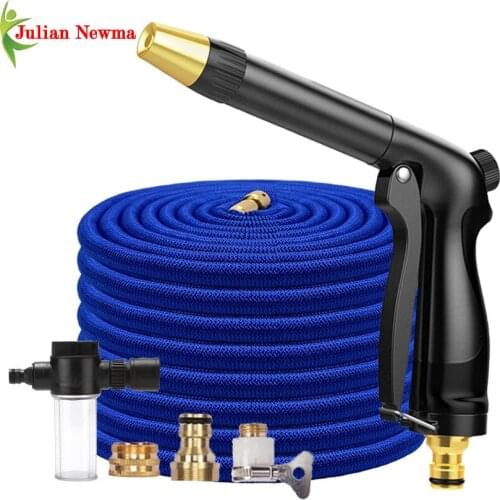 Garden Hose Expandable High-Pressure Water Gun Mangueras Para Jardin Watering Hose Car Wash Hose Pipe Shrinks Flexible Tuinslang