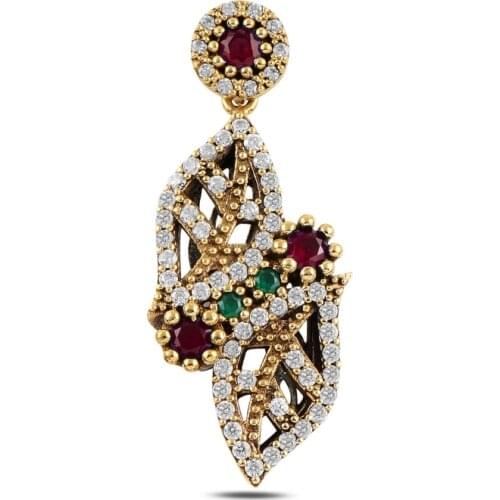 Silver 925 Sterling Zircon Cubic Zirconia Authentic Pendant