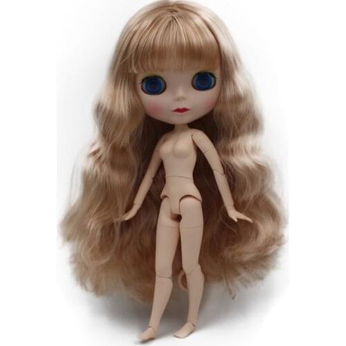 Blyth Doll BJD, Neo Blyth Doll Nude Customized Frosted Face Dolls Can Changed Makeup and Dress DIY, 1/6 Ball Jointed Dolls SO33