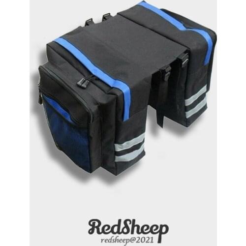 Waterproof Double Panniers Bag Bike Bicycle Cycling Rear Seat Trunk Rack Pack
