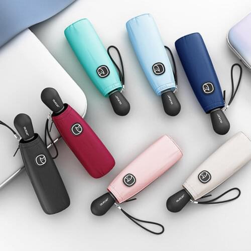 Umbrella Windproof Sun Small Umbrella ladies mini umbrella rain and rain black plastic sunshade sun umbrella 6k