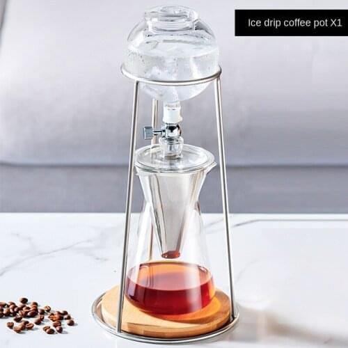 2-4 cups of household drip-type hand brewing coffee utensils, a pot of multi-purpose cold brew ice drip coffee pot