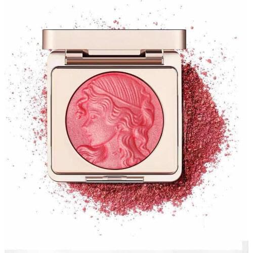 2020 New Face Blusher Powder Palette Makeup Cheek Blusher Powder Minerals Palettes Blusher Brush Palette Cream Natural Blush