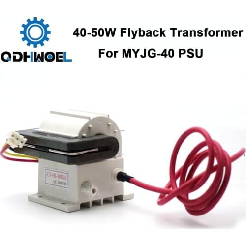 40-50W MYJG-40W High Voltage Flyback Transformer for CO2 Laser Power Supply PSU 50W