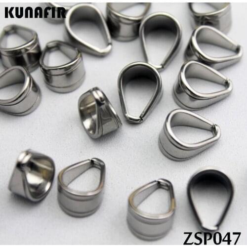 7mm Crisscross teeth stainless steel hook pandent pendants necklace accessories jewelry DIY parts 100pcs ZSP047