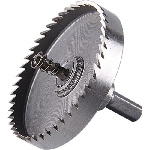 Stainless Steel Drill Bit Hole Saw Cutting Opener Cutter Holesaw Metal Sheet Aluminum Alloy