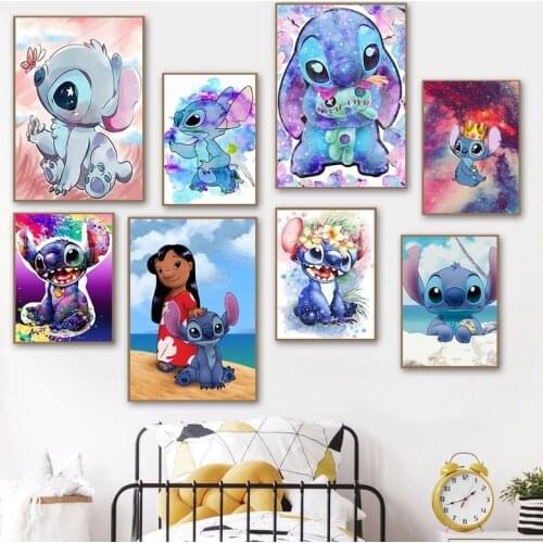 5D DIY Diamond Painting Disney Cartoon Interstellar Baby Anime Diamond Embroidery Mosaic Full Cross Stitch Kit Home Decoration