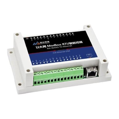 Analog Quantity Acquisition Module IO Remote Control Switch Input Relay Output Ethernet Modbus Rtu