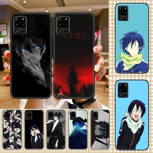 Anime Noragami Yato Phone case For Samsung Galaxy Note 4 8 9 10 20 S8 S9 S10 S10E S20 Plus UITRA Ultra black pretty cell cover