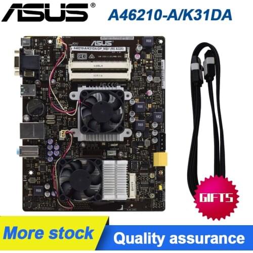 ASUS A46210-A/K31DA/DP_MB/(R5 A320) PC Motherboard Quad Core Integrated CPU DC power supply Original Desktop Motherboards Set