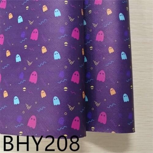 Free shipping 7.6*12inch cartoon print synthetic leather fabric for DIY accessories BHY208