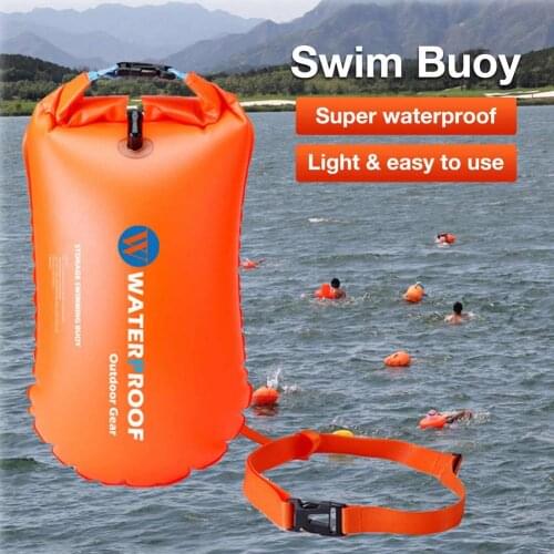 Swim Buoy Waterproof Swim Bubble Swimming Clothes Storage Bag For Rafting, River Tracing, Swimming, Surfing, Diving, Water Park