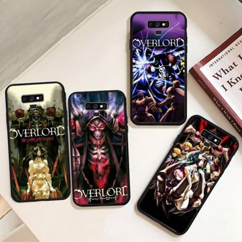 Overlord Anime horror dark Phone Case For Samsung A50 A51 A71 A20E A20S S10 S20 S21 S30 Plus ultra 5G M11 funda cover