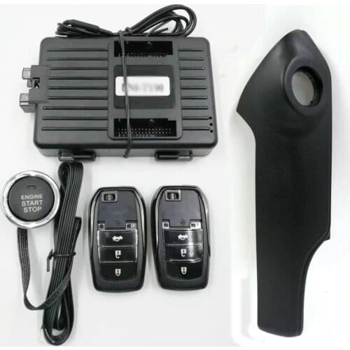 For 2018-2019 Toyota Camry Car Add push start stop remote control system and Keyless Entry system with panel