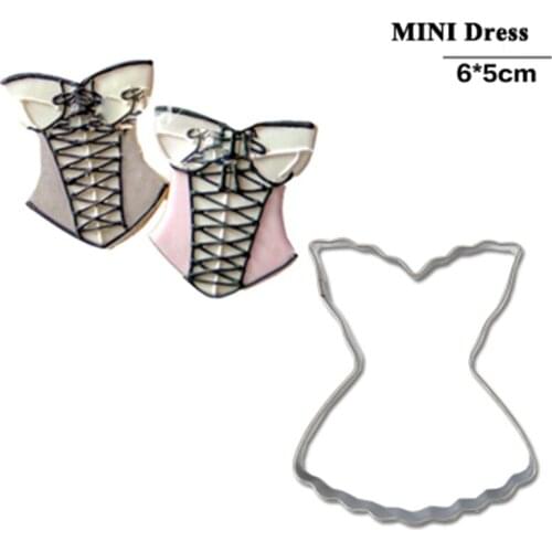 Sexy Lingerie Baking Cake Pan Biscuit Cookie Cutter Tools Form Stainless Steel Bread Shape Shop Cake Decorating Supplies Fondant