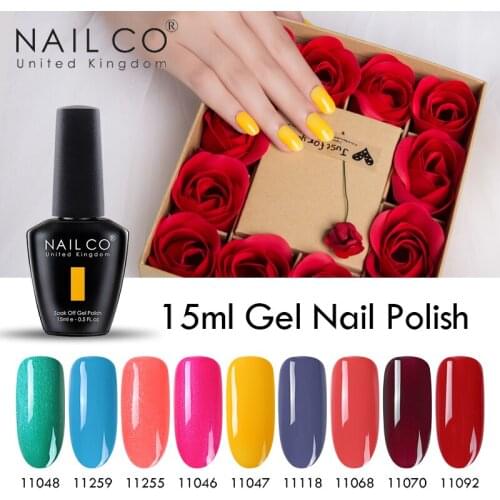 NAILCO Gel Polish Set All For Manicure Semi Permanent Vernis 15ml UV Gel Nail Polish Hybird Gellak Nail Art Design Manicure