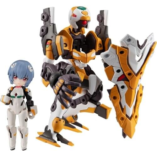 Megahouse Desktop Army EVA Movie Ayanami Rei & Evangelion No. 0 (Kai) Action PVC Anime Figure Model Collection Toys