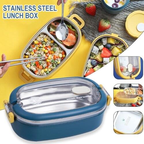 Single Layer Bento Box With Partition Portable Microwaveable Lunch Box For Students And Office Workers Ланч Бокс