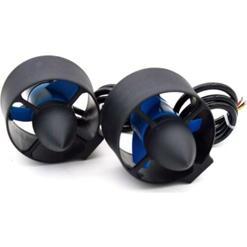 A Pair Underwater Thruster ROV Thruster 2.4kg Thrust Thruster Underwater Waterproof Motor Positive And Negative Paddle