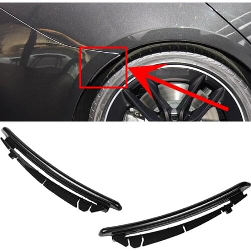 For Mercedes Benz C257 CLS53 CLS200 CLS250 CLS300 CLS350 CLS400 AMG 2019 2020+ Rear Bumper Fender Flare Extension Wheel Eyebrow