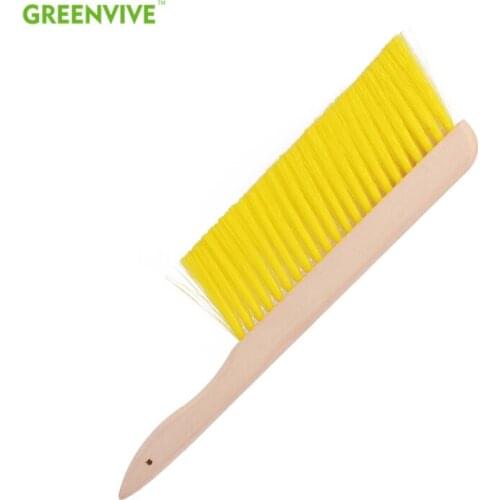 Beech Wooden Yellow Nylon Hair Bee Brushes Soft Brush Good for Bees
